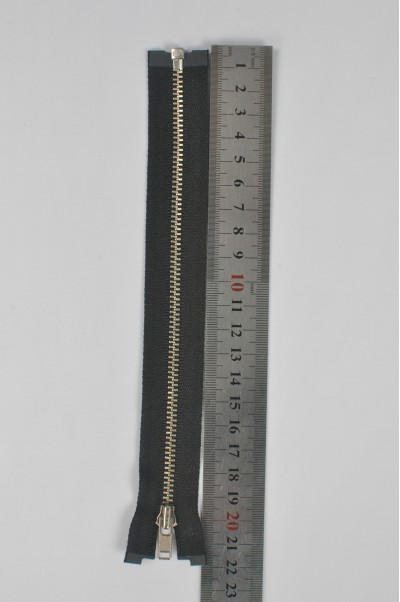 ZIP044  3號拉鏈   開尾拉鏈  銀色拉鏈   金屬拉鏈  不設單獨拉鍊訂購 45度照